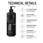 Nishman After Shave Cream & Cologne No.1 (400ml) - Image 3