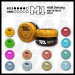 NISHMAN M1 Matte Wax - Strong Hold Matte Finish Hair Styling Wax