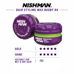 Nishman Hair Styling Wax | Rugby No.04 - Image 2