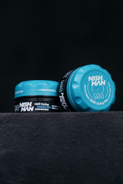 Nishman M4 Matte Finish Hair Styling Wax Super High Hold