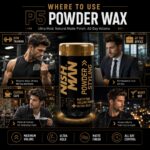 Nishman Hair Styling Ultra Hold Powder Wax P5 - Image 4
