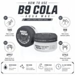B9 Hair Styling Gel Wax Cola - Image 2