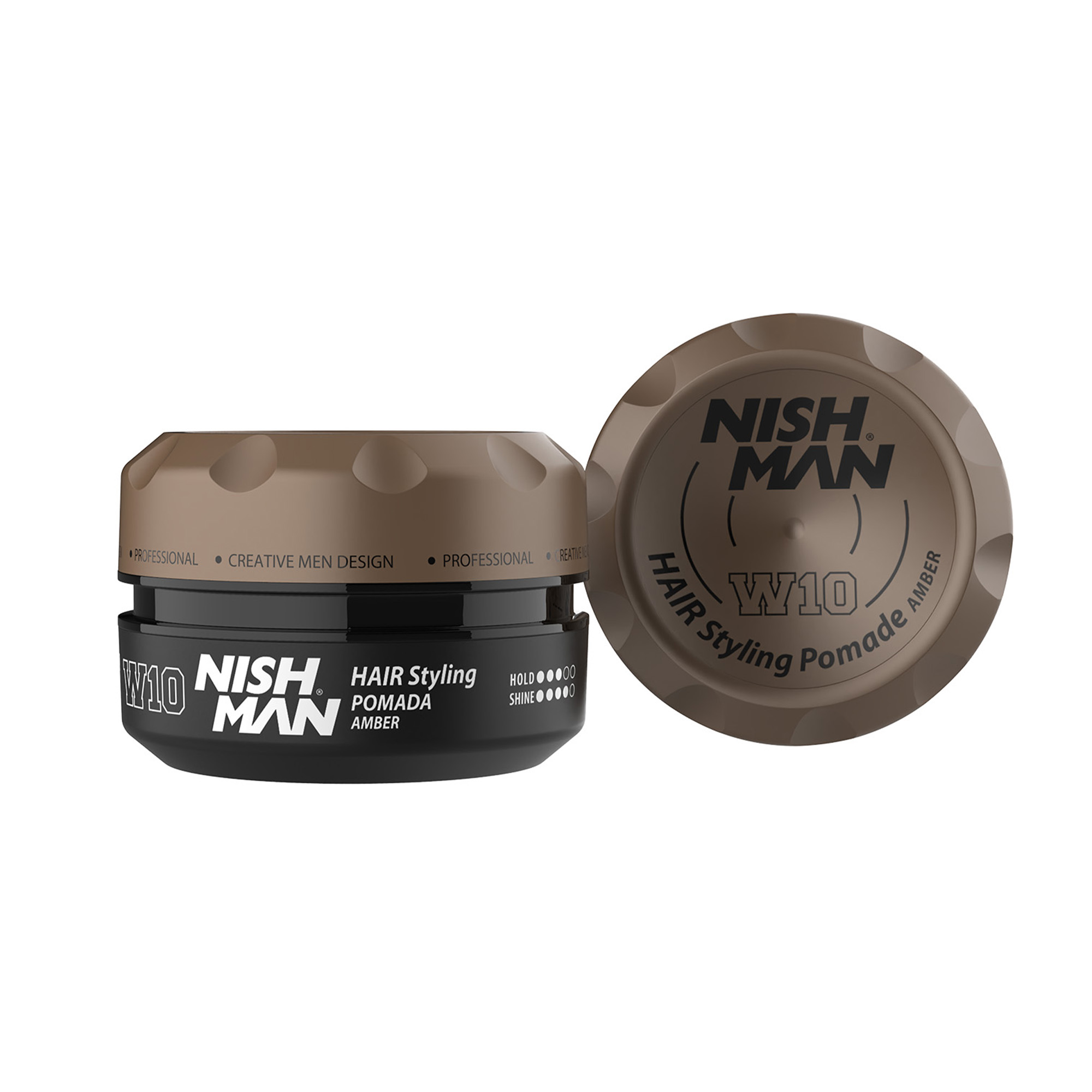 10 NISHMAN Hair Styling Water Based Pomade W10 100ml - Image 1
