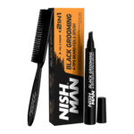 NISHMAN Beard Pen & Beard Brush Black