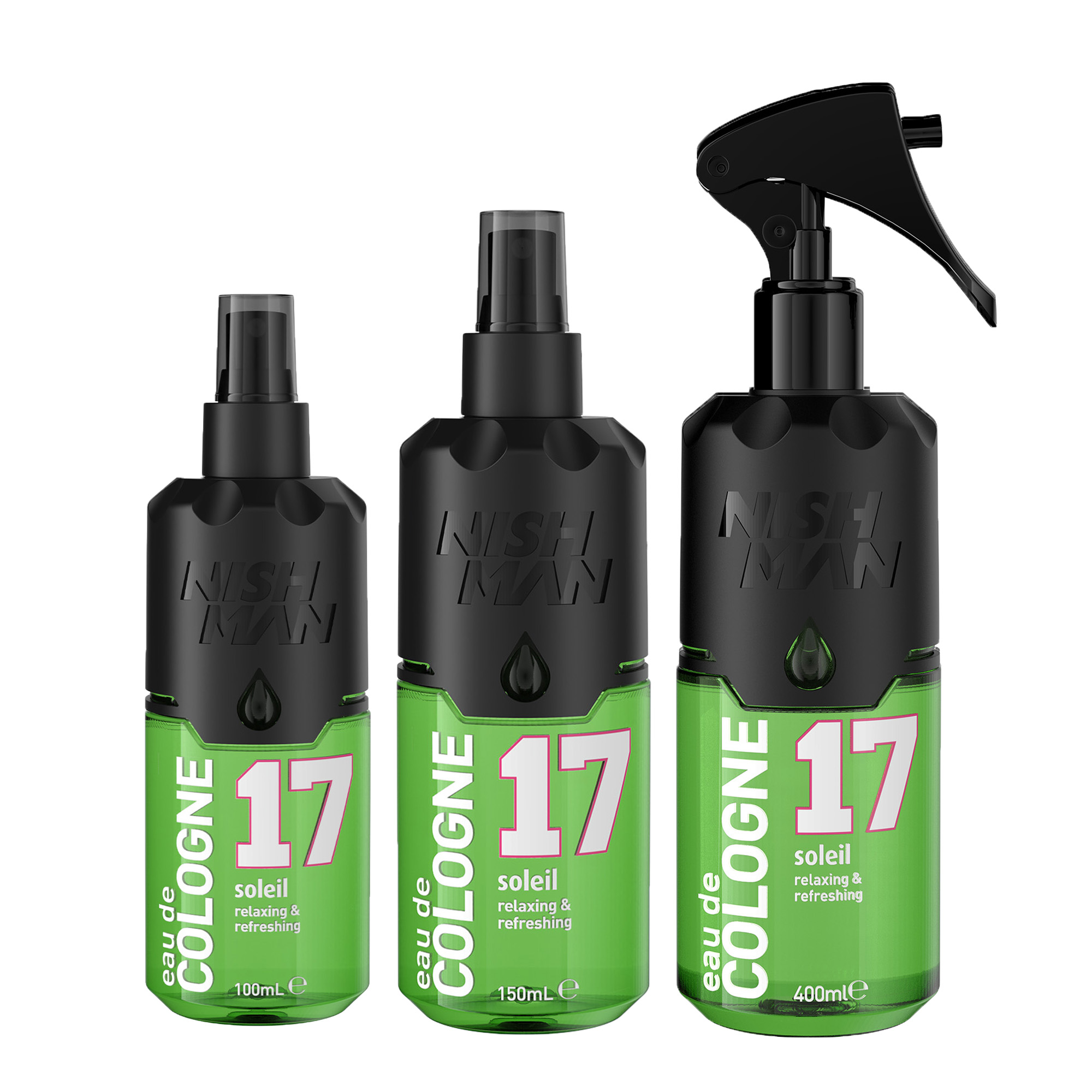 Eau de Cologne 17 all product Nishman Eau De Cologne No.17 Soleil | 100ml, 150ml, 400ml - Image 1