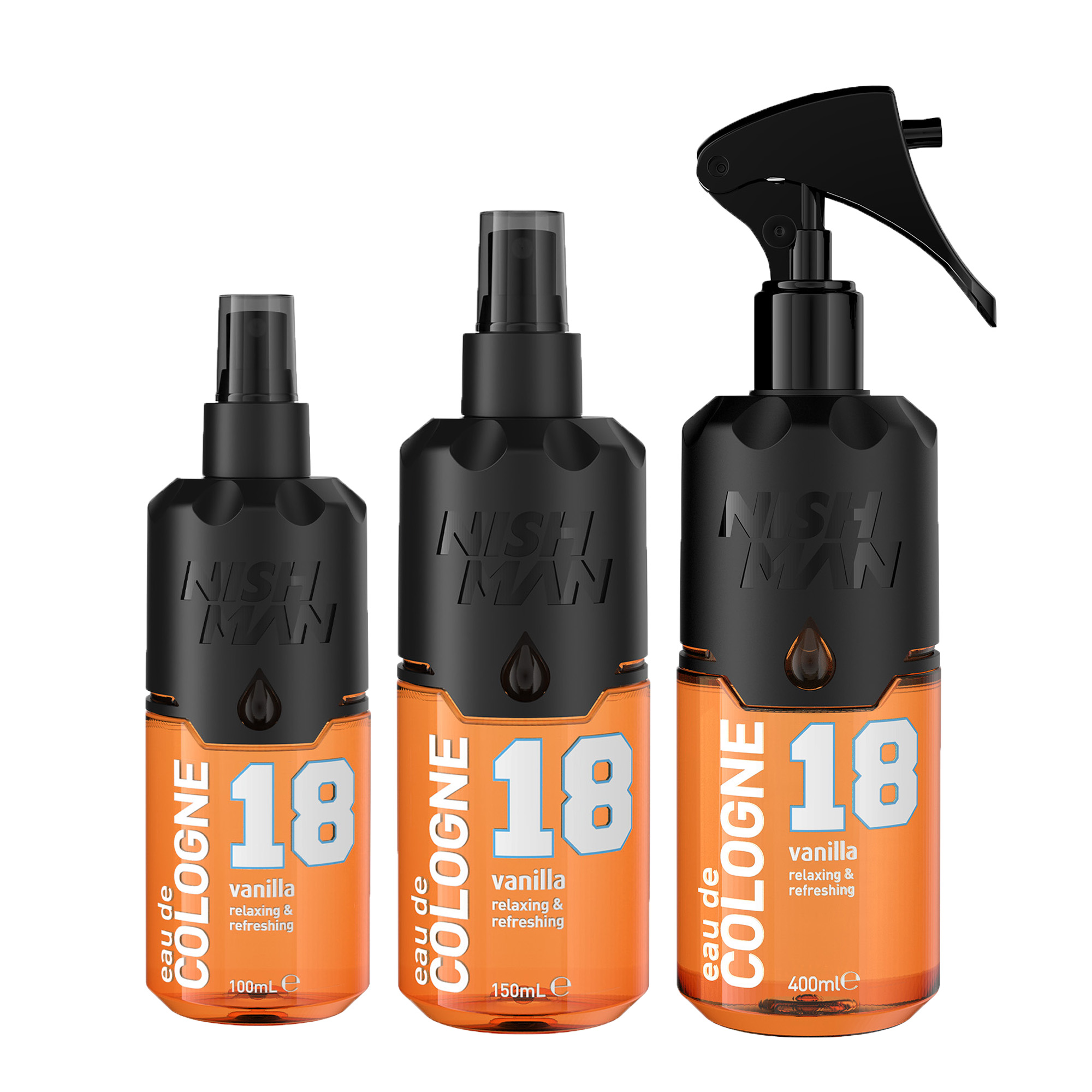 Eau de Cologne 18 all product Nishman Eau De Cologne No.18 Vanilla | 100ml, 150ml, 400ml - Image 1
