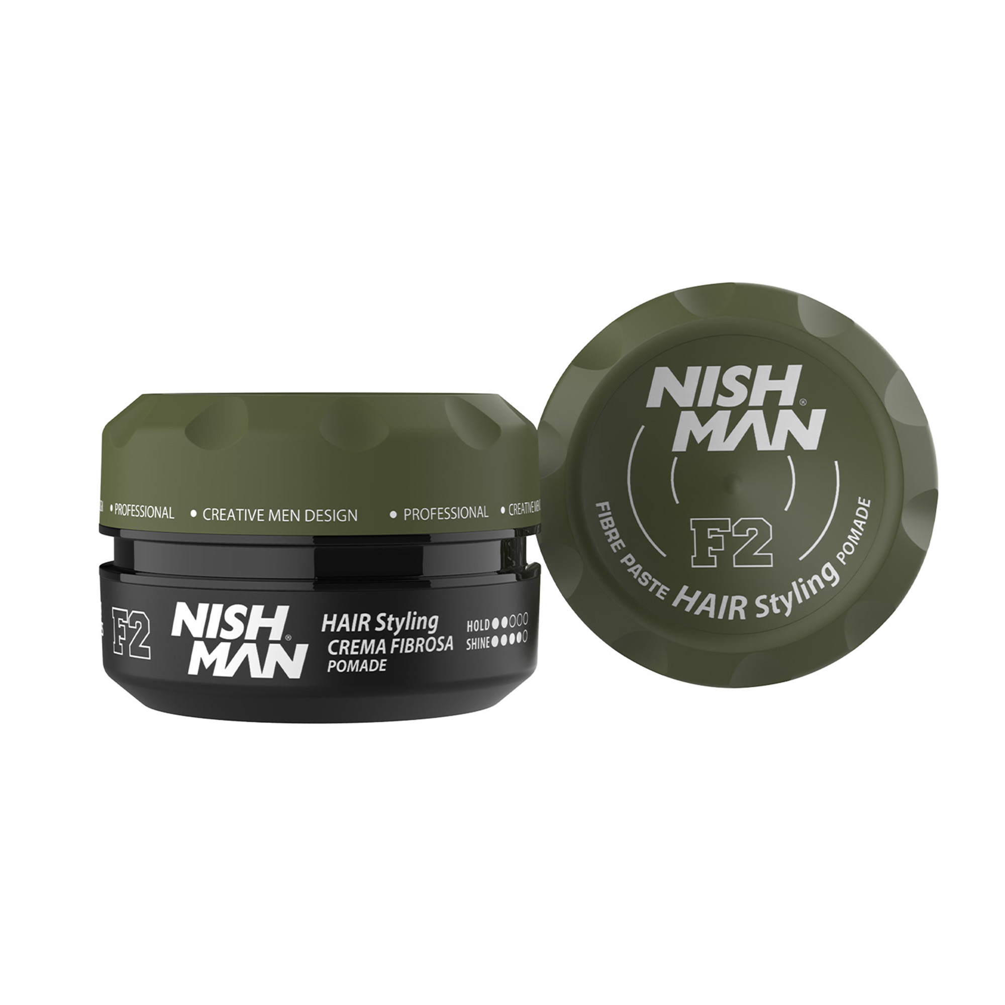 F2 NISHMAN Hair Styling Fibre Paste Pomade F2 100ml - Image 1