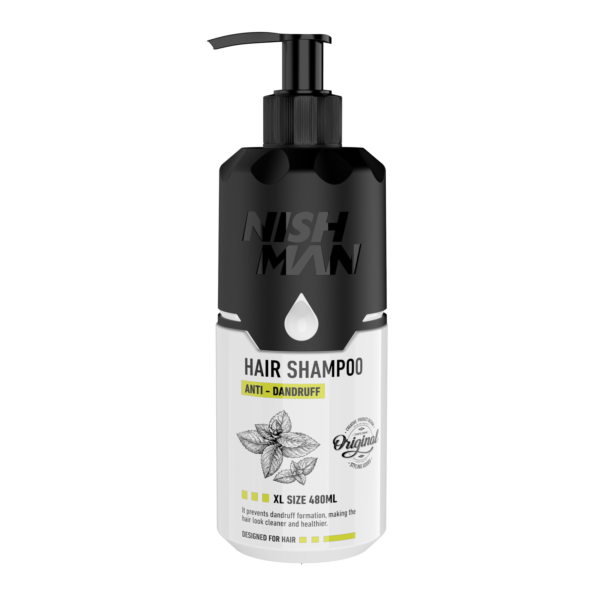 Hair Shampoo Anti-Dandruff 480ml NISHMAN Hair Shampoo Anti-Dandruff 480ml - Image 1