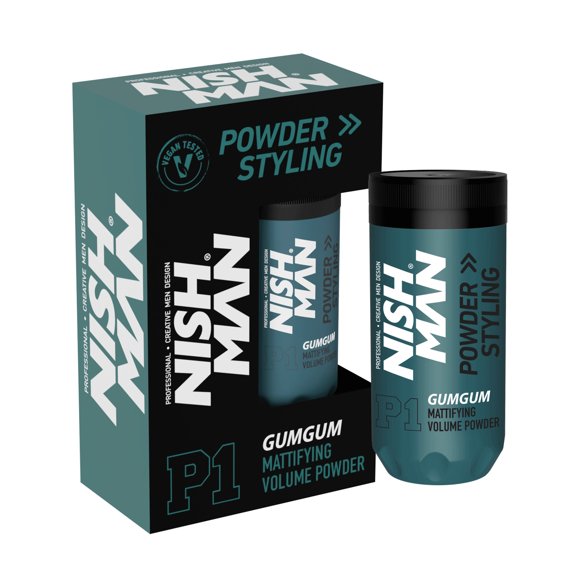 P1 Gumgum 30 gr NISHMAN Hair Styling Powder Wax P1 Gumgum 20gr - Image 1