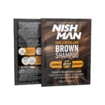 NISHMAN Colourant Shampoo Sachets 25ml 10Pcs Brown