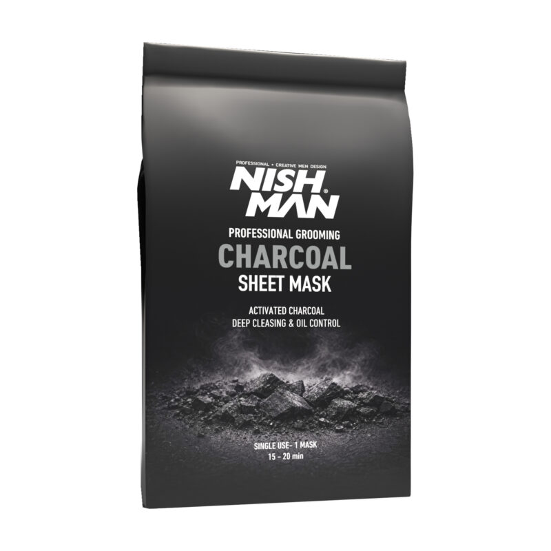 NISHMAN Charcoal Sheet Mask – Box of 20
