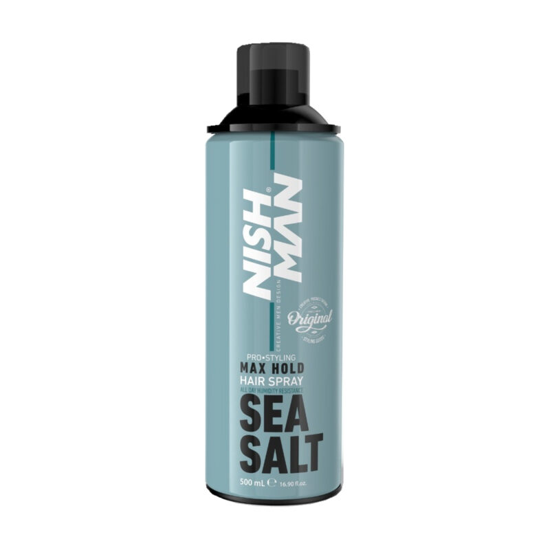 NISHMAN Hair Spray Max Hold Sea Salt 500ml